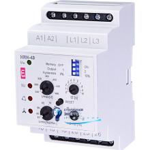 Реле контроля напряжения HRN-43 230V (3F, 2x16A_AC1) без нейтрали