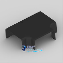 Тройник для кабельного канала EKD 80x40 Kopos  8504_FB ПВХ черный