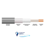 Нагрівальний кабель EXTHERM двожильний ETС 20-500