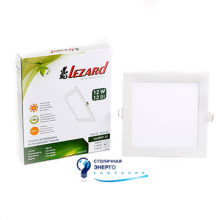 Панель светодиодная квадратная, 12W встр. 4200K, 950lm