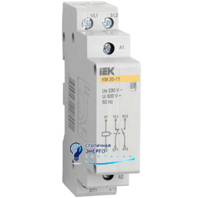 Контактор модульный КМ20-11 AC IEK