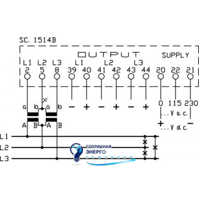Измерительный преобразователь напряжения TRMS 1 (0,5 по запросу), 115-230V AC (или по запросу)