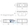 Коробка щитова у бетон, KBS-120_AB