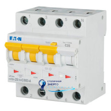 Дифавтомат выключатель Eaton (Moeller) mRB4-25/3N/C/003-A