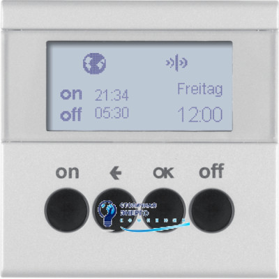 Таймер для вставки вимикача KNX-quicklink S.1/B.х алюміній