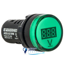 Вольтметр цифровой AD22-22DVM DC 5-30В (зеленый)