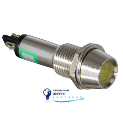 Сигнальная арматура AD22C-9 желтая 24V AC/DC