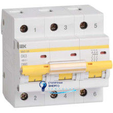 Автоматический выключатель ВА47-100 3Р 35А 10kA D IEK