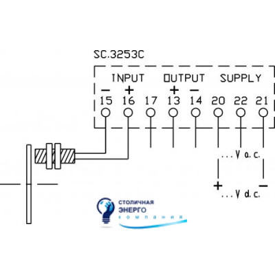 Измерительный преобразователь оборотов NAMUR 1 (0,5 по запросу), 115-230V AC (или по запросу)