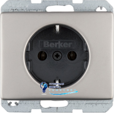 Розетка с з/к, нержавеющая сталь, 16А/250V ARSYS