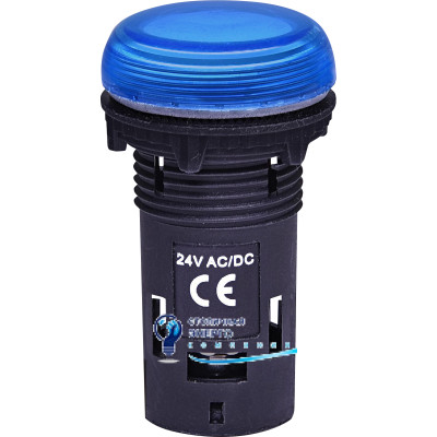 Лампа сигнал. LED матовая ECLI-048C-Y 48V AC/DC (желтая)