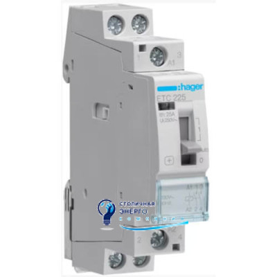 Контактор з ручним керуванням день/ніч 25A, 2НВ, 230V