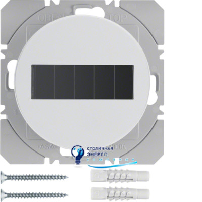 Передавач 1-кан. на сонячній батареї KNX-quicklink R.1/R.3, полярна білизна