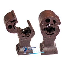 Держатель прутка d8-10 мм, пластиковый, коричневый, ND2100.1, ДКС