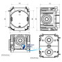Коробка приборная глубина 70 мм Ø68 мм Kopos SB-KP 68-70/L_AB