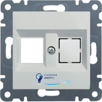 Панель подвійна для RJ12/RJ45 Lumina, біла