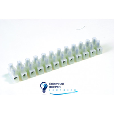 Клемна колодка 12p 110°С 450V 101A 25кв.мм. поліамід 6.6 43812NY ДКС