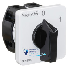 Кулачковий перемикач Vector VS GC 40A 1P схема 90 (0-1)