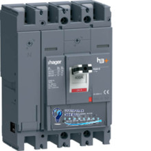 Автоматичний вимикач h3+, P630, In=400A, 4P, 70kA, LSI