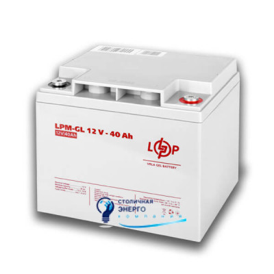 Акумулятор гелевий LP-GL 12V - 40 Ah Silver