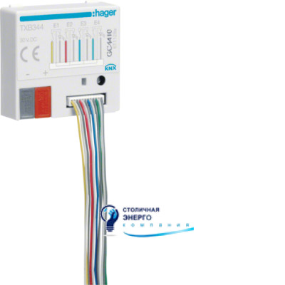 Бінарний вхід KNX з LED-індикацією в/у 4-канальний