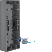 Коробка наруж/уст. 3Х антрацит, вертикальная, K.1