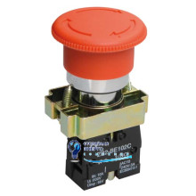 Кнопка управления LAY5-BS542 "Грибок" аварийная поворотная с фиксацией IEK