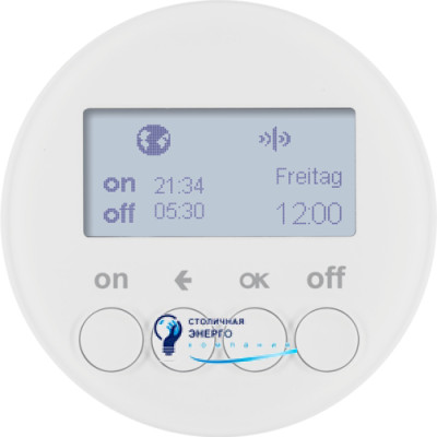 Таймер для вставки вимикача KNX-quicklink R.1/R.3 полярна білизна