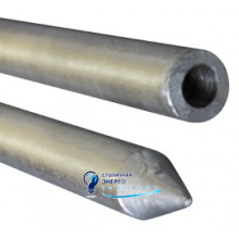 Стержень глубинного заземлителя безмуфтовой, заостренный, Ø16мм