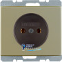 Розетка без з/к, бронза, 16А/250V ARSYS