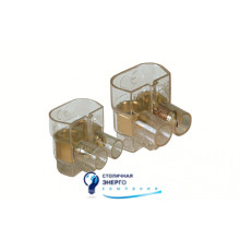 Клемна колодка з'єднувальна, 2p, 450V, 41A, 6кв.мм. (за 1 штуку), B42, ДКС
