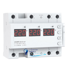 Реле напряжения ZUBR D6-63 red