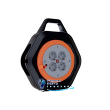 Сетевой удлинитель на катушке в закрытом корпусе б\з 5 м NEOMAX NX619405 с ручкой