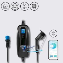 Зарядная станция Besen 6-32A 230В 7,4 кВт разъем Type GBT з кабелем 5 м +APP BS-PCD040