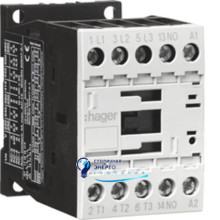 Контактор корпусный 3P+1НО, 24V-DС, 12А AC-3