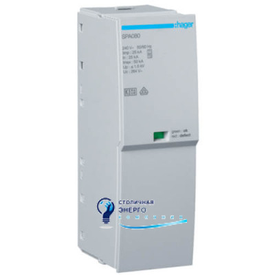 Вставний модуль L-N Uc 264V Iimp 25kA Up 1.5kV для SPA180