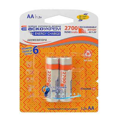 Акумулятор ENERGY CHARGE NH-AA2700 (blister 2)