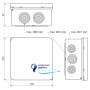Коробка розподільча IP65, 005.CS.K_KB