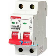 Автоматический выключатель 2р, 16А, e.mcb.pro.60.2.С 16 new, E.NEXT
