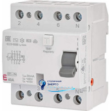 Дифференциальное реле (УЗО) 4P EFI-P4 40/0,03 тип AC (10kA)