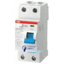 Дифференциальное реле (УЗО) ABB F202 AC-40/0,03, 40 А, 30 мА, AC