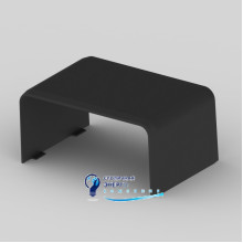 Соединитель для кабельного канала EKD 80x40 Kopos  8502_FB ПВХ черный