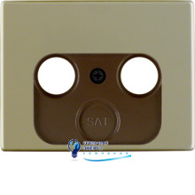 Накладка для антенной розетки 2/3 отв., бронза, ARSYS