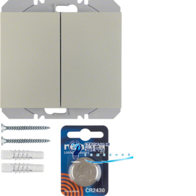 Передатчик 2-кан. KNX-quicklink K.5 стальной лак
