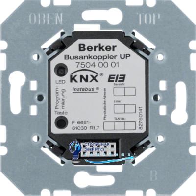 Шинный соединитель для скрытого монтажа, 21-32V, KNX