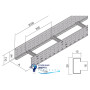 Лоток драбинного типу L3000мм, KL110X200_S