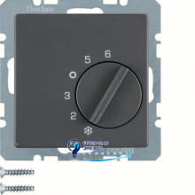 Регулятор температуры помещения, до 10А/250V, антрацит, Q.х