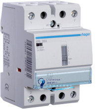 Контактор безшумний з ручним керуванням, 63A, 2НВ, 12V