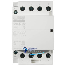 Модульний контактор MK-N 4P 32A 4NO 220V