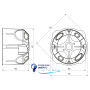 Коробка приборная Ø68х50 мм Kopos KPL 64-50/LD HF_KA